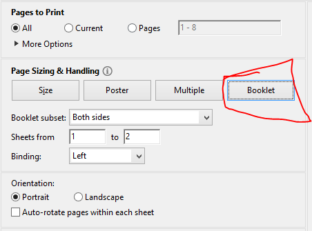 Printing Instructions