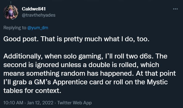 Tweet D6 Mechanic