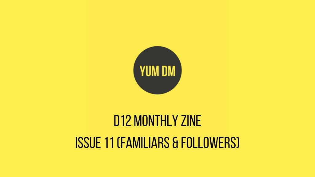 d12 Monthly zine - issue 11