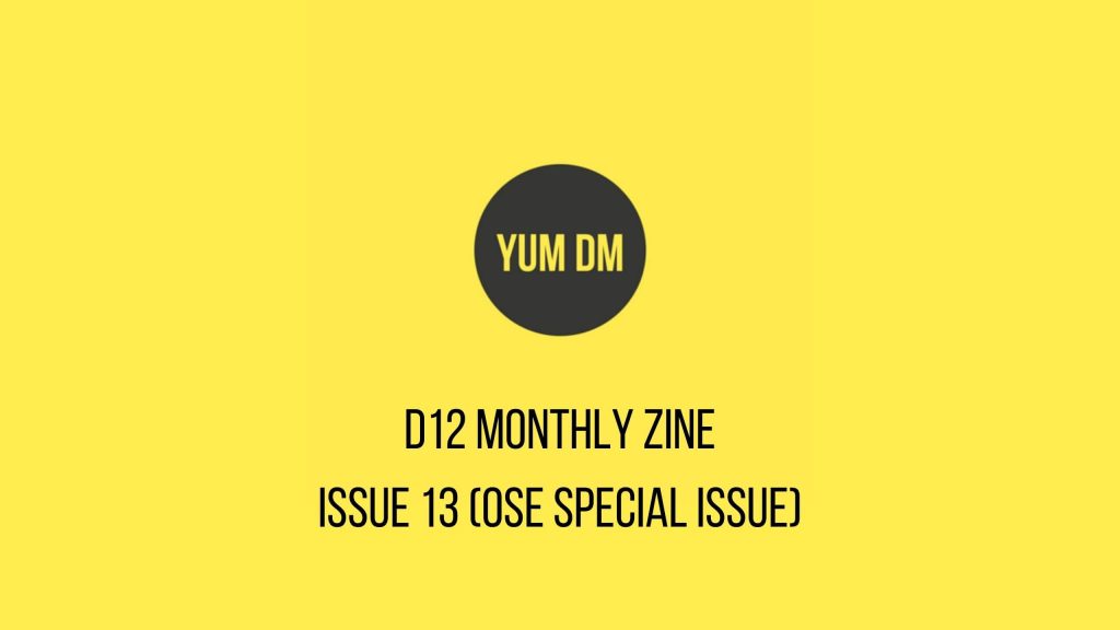 d12 Monthly zine - issue 13