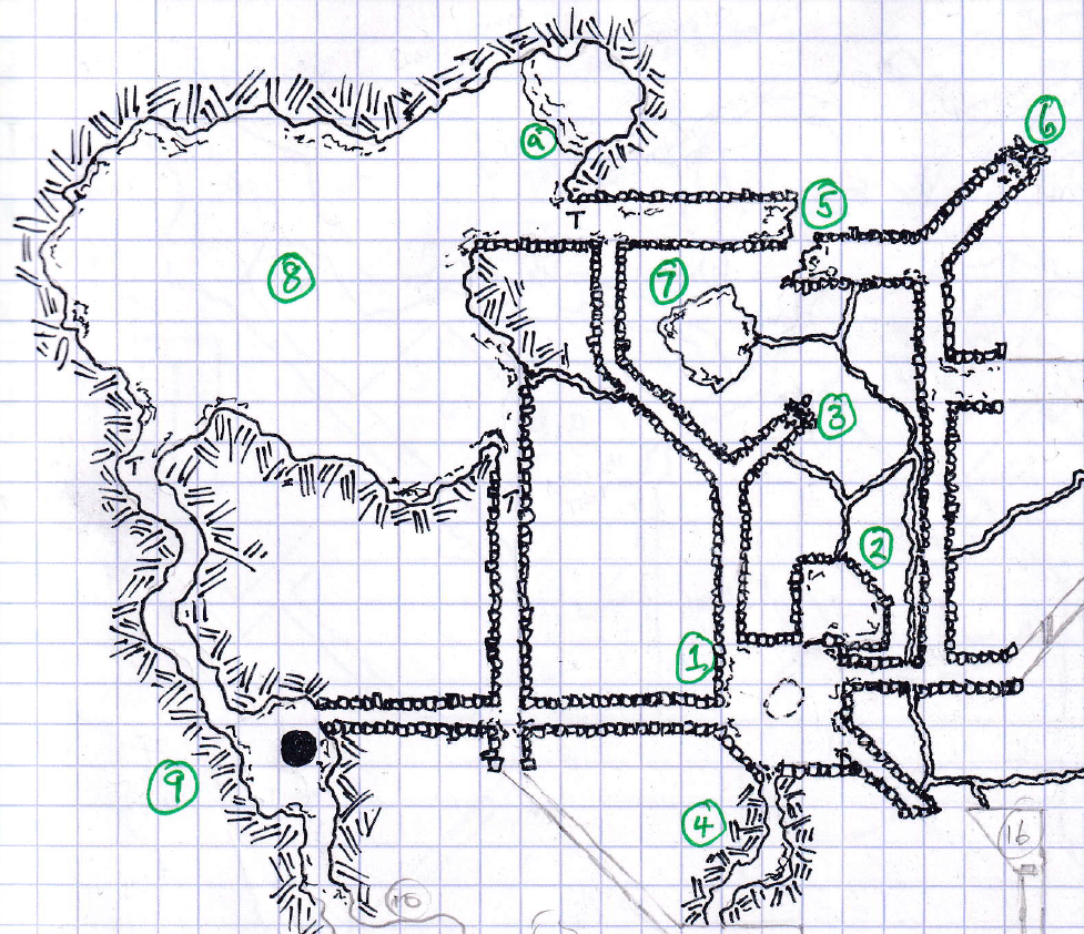 Part of Level 1 of YUMDM's Mega-Dungeon for Dungeon23