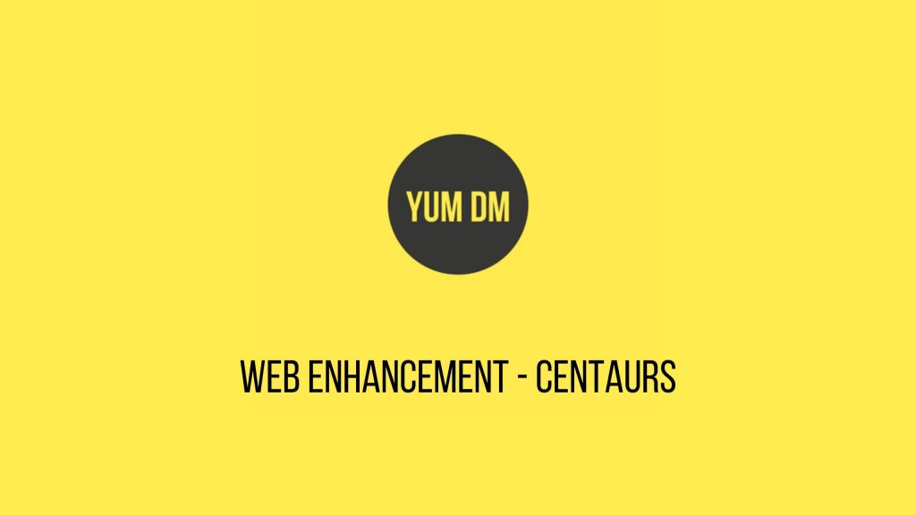 Web Enhancement - Centaurs