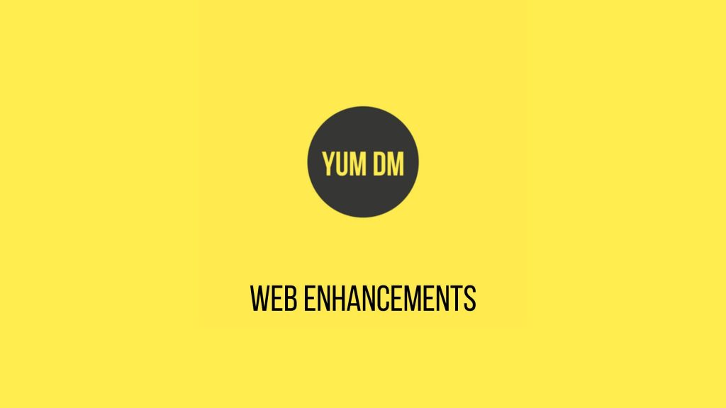 Web Enhancements