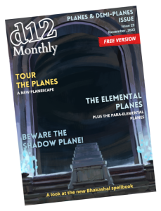 d12 Monthly Issue 29 FREE Version Cover
