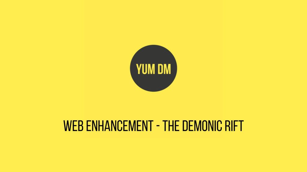 Web Enhancement - Demonic Rift