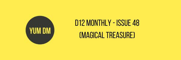 d12 Monthly - Issue 48 - Magical Treasure