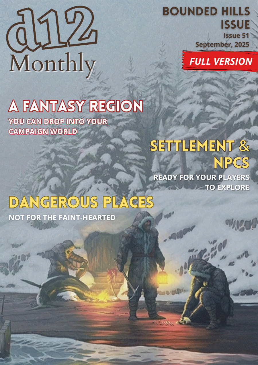d12 Monthly Issue 51 FULL VERSION Cover