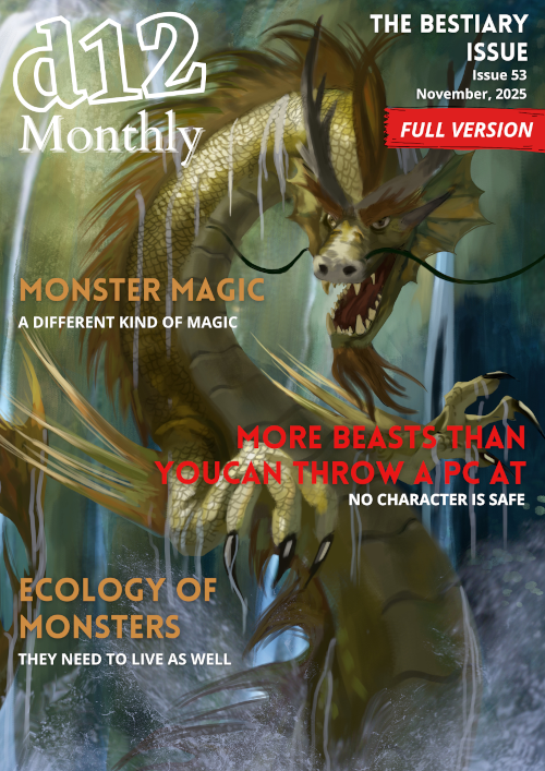 d12 Monthly Issue 53 cover